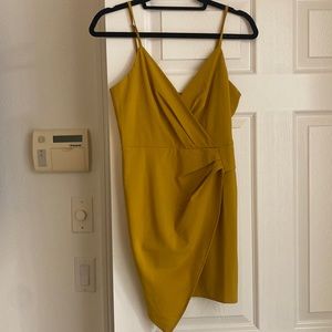 Mustard yellow dress